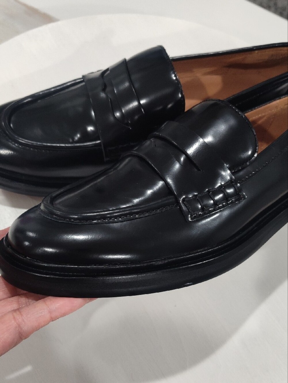 Madewell Vernon Loafer In Classic Black Size 10 - Picture 13 of 14